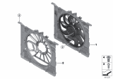 Diagram for BMW 530i Radiator fan - 17427953400