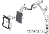 Diagram for BMW 335i GT xDrive Engine Oil Cooler - 17217618360
