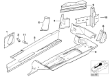 Diagram for 2003 BMW Z8 Floor Pan - 41127006113