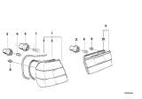 Diagram for BMW 525iT Back Up Light - 63218355897