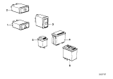 Diagram for BMW 524td Hazard Warning Switches - 61311372893