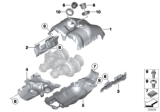 Diagram for BMW X5 M Exhaust Heat Shield - 11657843233