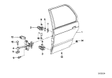 Diagram for 1989 BMW 325i Door Check - 41521906785