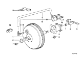 Diagram for 1987 BMW 735i Brake Booster - 34331160625