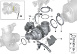 Diagram for BMW 535d Catalytic Converter Gasket - 18307803853
