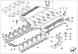 Diagram for BMW 760i Intake Manifold Gasket - 11611440321