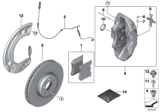 Diagram for BMW X5 Brake Backing Plate - 34106871903