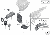 Diagram for BMW 340i Air Intake Coupling - 13718601682