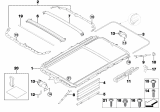 Diagram for BMW Alpina B7 Weather Strip - 54107430946