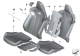 Diagram for 2015 BMW M3 Seat Heater Pad - 52108058233