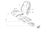 Diagram for 2011 BMW M3 Seat Cushion Pad - 52107973903