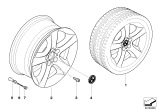 Diagram for 2008 BMW X6 Alloy Wheels - 36116772245