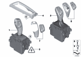 Diagram for 2014 BMW 640i Automatic Transmission Shift Levers - 61317950396