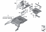 Diagram for 2012 BMW 750i xDrive Floor Pan - 41127310119