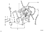 Diagram for 1999 BMW 750iL Timing Cover - 11141736517