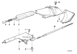 Diagram for BMW 535i Parking Brake Cable - 34411162005