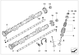 Diagram for 1994 BMW 325i Valve Stem Oil Seal - 11349064457