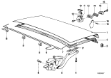 Diagram for 1988 BMW 528e Trunk Lock Cylinder - 51241876056