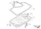 Diagram for 2006 BMW X5 Automatic Transmission Filter - 24152333899