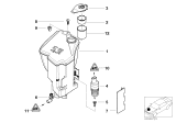 Diagram for BMW 328i Washer Reservoir - 61667007970