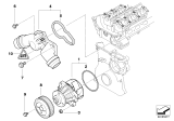 Diagram for BMW 325Ci Thermostat Gasket - 11537509357