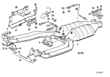 Diagram for BMW 850i Oxygen Sensor - 11781733628