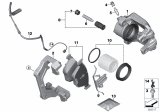 Diagram for 2017 BMW X4 Brake Caliper Bracket - 34116871419