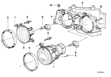 Diagram for 1993 BMW 740i Headlight Bulb - 63217160786