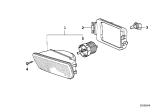 Diagram for 1992 BMW 535i Fog Light - 63178360946