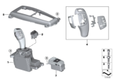 Diagram for BMW X5 Automatic Transmission Shift Levers - 61319228610