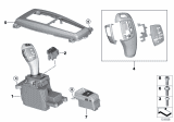 Diagram for 2012 BMW X5 Automatic Transmission Shift Levers - 61319228610