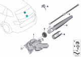 Diagram for BMW X5 Wiper Arm - 61627442095