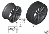 Diagram for 2017 BMW X6 Alloy Wheels - 36118064894