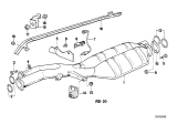 Diagram for 1991 BMW M5 Exhaust Hanger - 18201311706