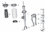 Diagram for BMW 530e Shock Absorber - 31316866614