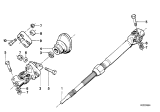 Diagram for BMW 635CSi Intermediate Shaft - 32301156328