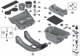 Diagram for 2014 BMW X3 Cup Holder - 51169301722