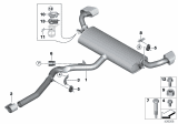 Diagram for 2016 BMW X5 Tail Pipe - 18308635782