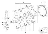 Diagram for BMW 318is Crankshaft - 11211743134