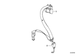 Diagram for 1999 BMW M3 Seat Belt - 72118119127