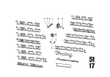 Diagram for 1971 BMW 1602 Emblem - 51141801560