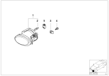 Diagram for 2003 BMW M3 Fog Light - 63172228613