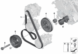 Diagram for BMW M850i xDrive Gran Coupe Crankshaft Pulley - 11287646901