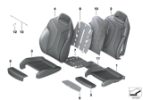 Diagram for BMW 840i Gran Coupe Seat Cushion Pad - 52107444789