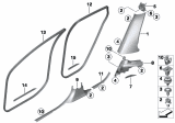 Diagram for 2010 BMW X6 M Weather Strip - 51727333605