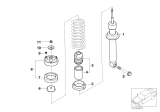 Diagram for 2005 BMW 745Li Shock Absorber - 33526786542