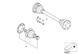 Diagram for 1991 BMW 525i Axle Shaft - 33211226720