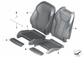 Diagram for 2020 BMW X4 Seat Cushion Pad - 52106994373