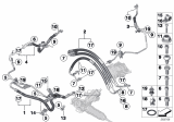 Diagram for BMW 750i xDrive Power Steering Hose - 32416796371