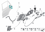 Diagram for BMW M550i xDrive Door Lock Actuator - 51227281955